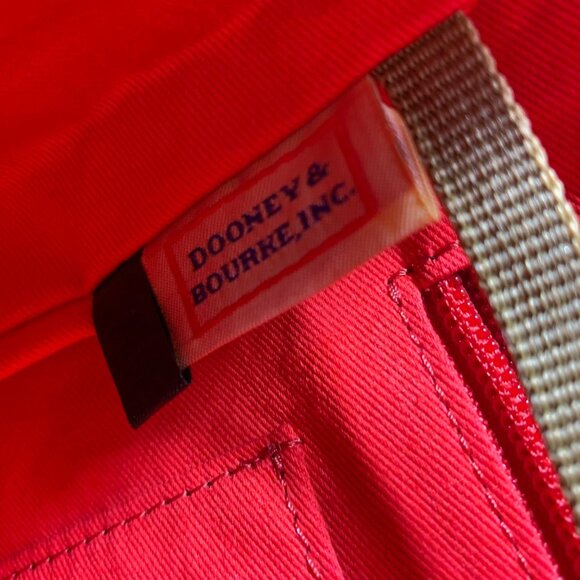 Dooney Bourke Frederica Silver Leather Hobo Shoulder Bag Adj Strap w/ Dust Bag - Picture 9 of 10